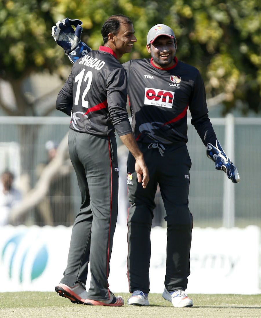 Mohammad Shahzad took three wickets in an expensive spell