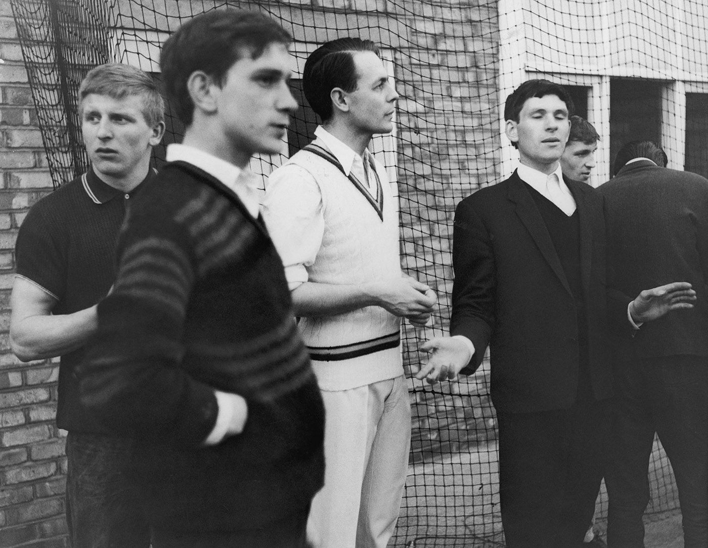 David Sheppard at a nets session