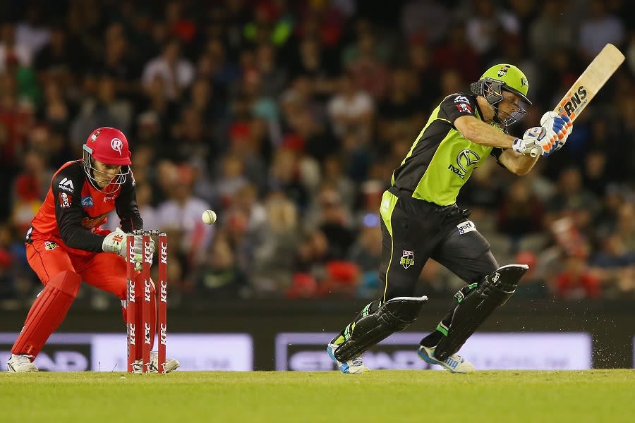 Peter Nevill misses a stumping chance against Ben Rohrer