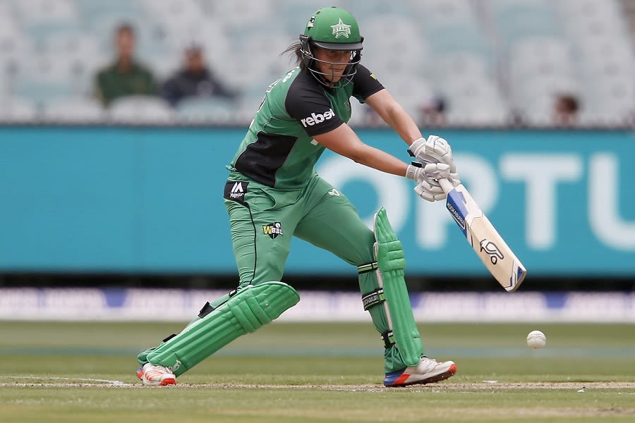 Emms Inglis plays through the off side