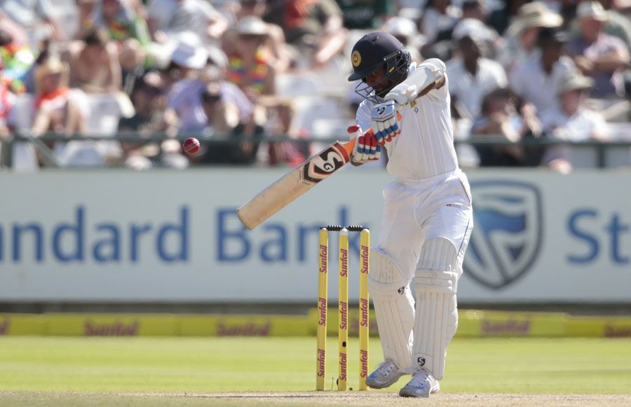 Kaushal Silva put up dogged resistance