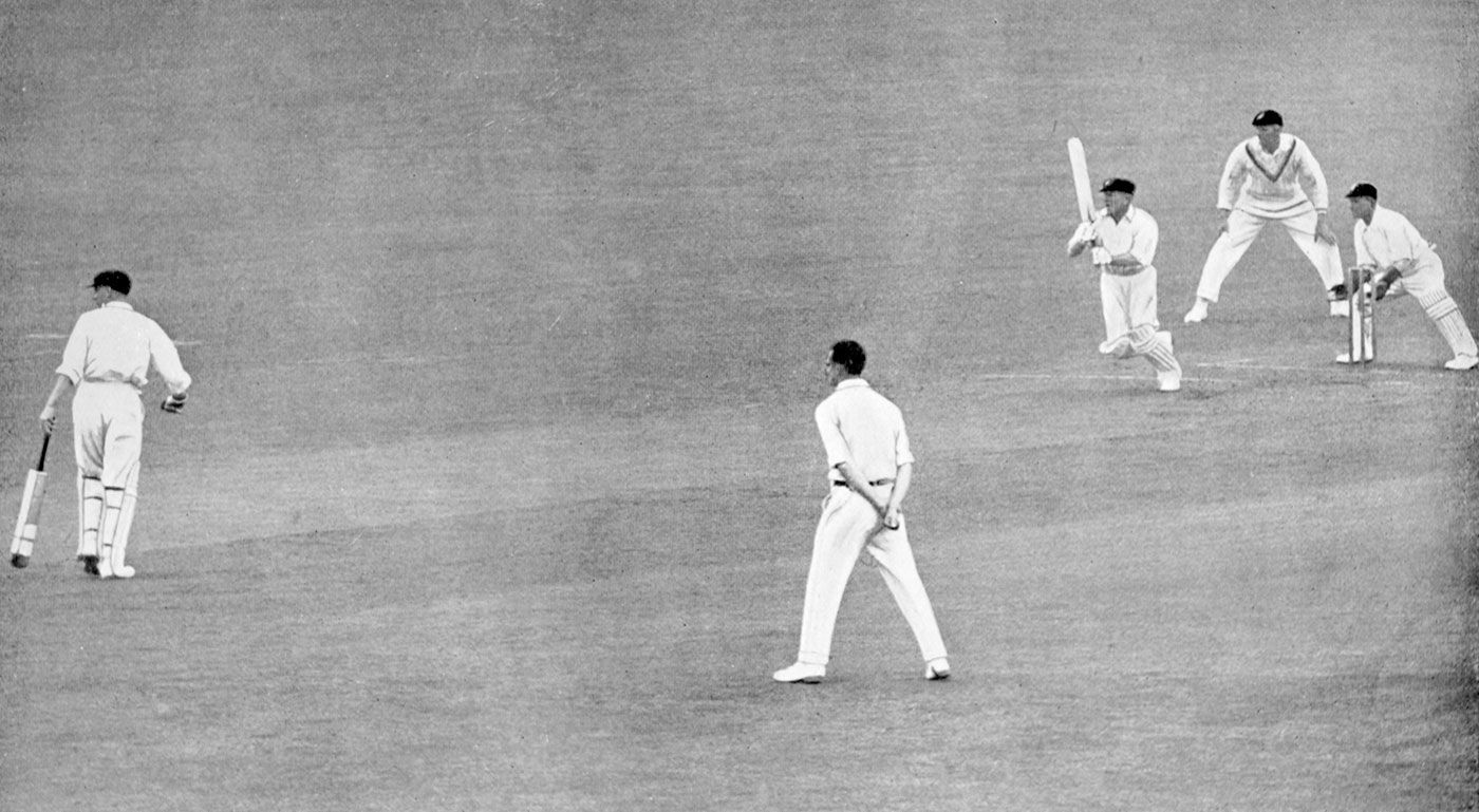 Charles Macartney on his way to a hundred before lunch