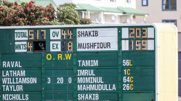 A fine day to be a Bangladesh fan in Wellington
