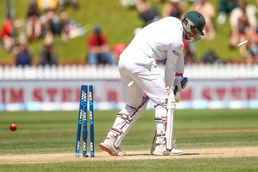 Subashis Roy is bowled by Trent Boult for zero