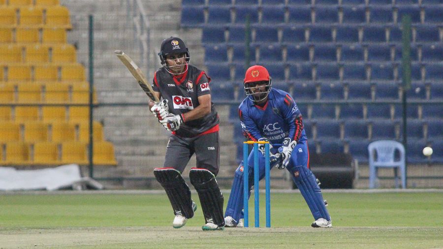 Shaiman Anwar flicks through the leg side during his second fifty of the tournament
