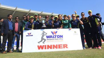 SA women win after knocking Bangladesh out for 68