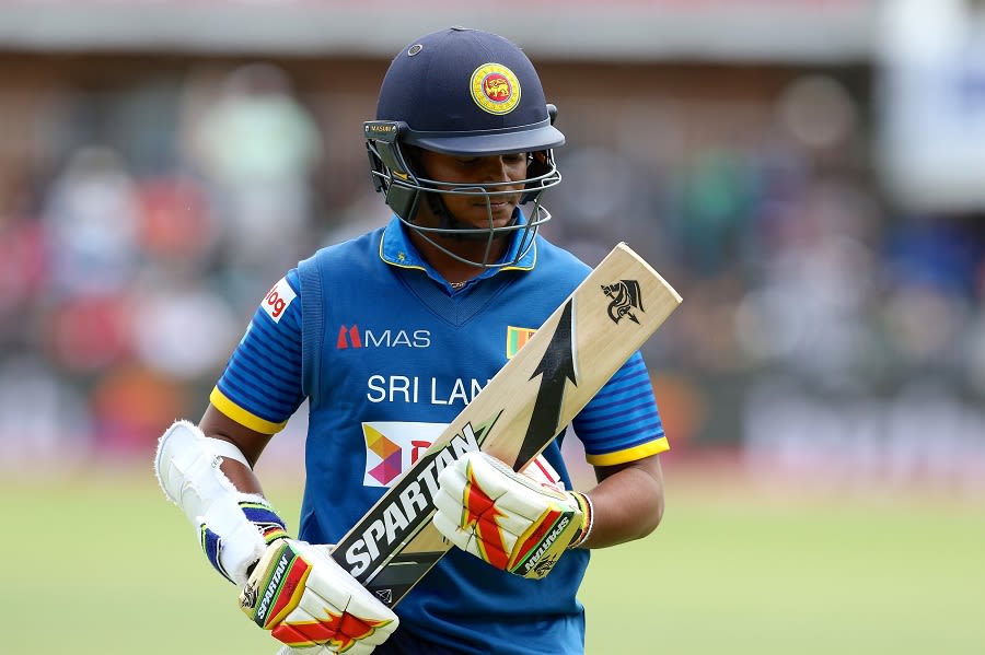 Sandun Weerakkody nicked behind for 5 on debut