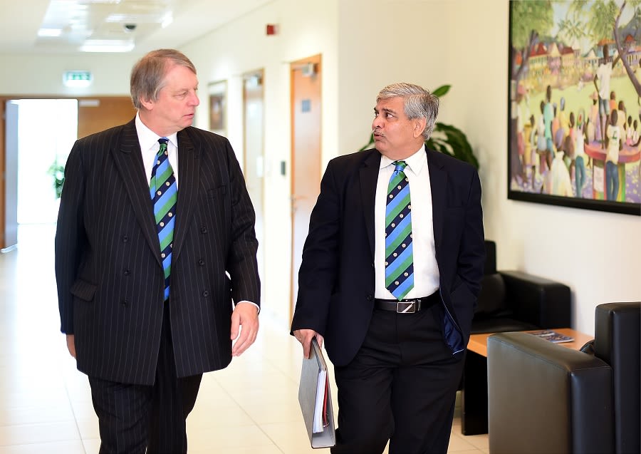 Giles Clarke and Shashank Manohar were in attendance at the ICC Board meeting