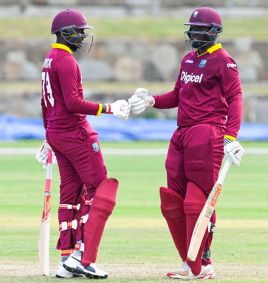 West Indies U-19 openers, Matthew Patrick and Shian Brathwaite, added 88 for the first wicket