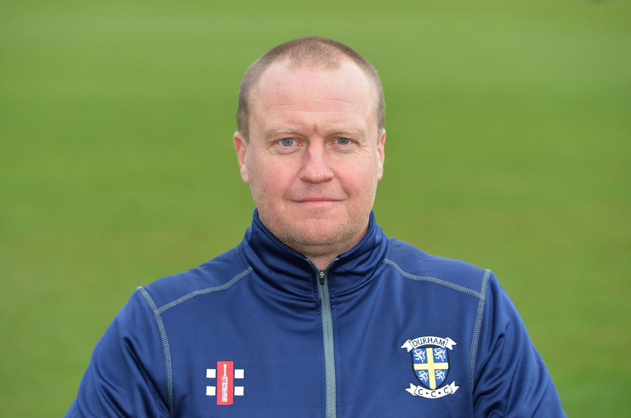 Jon Lewis poses during a Durham County CC photo call