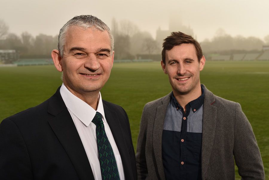 PCA chairman Daryl Mitchell (right) with chief executive David Leatherdale