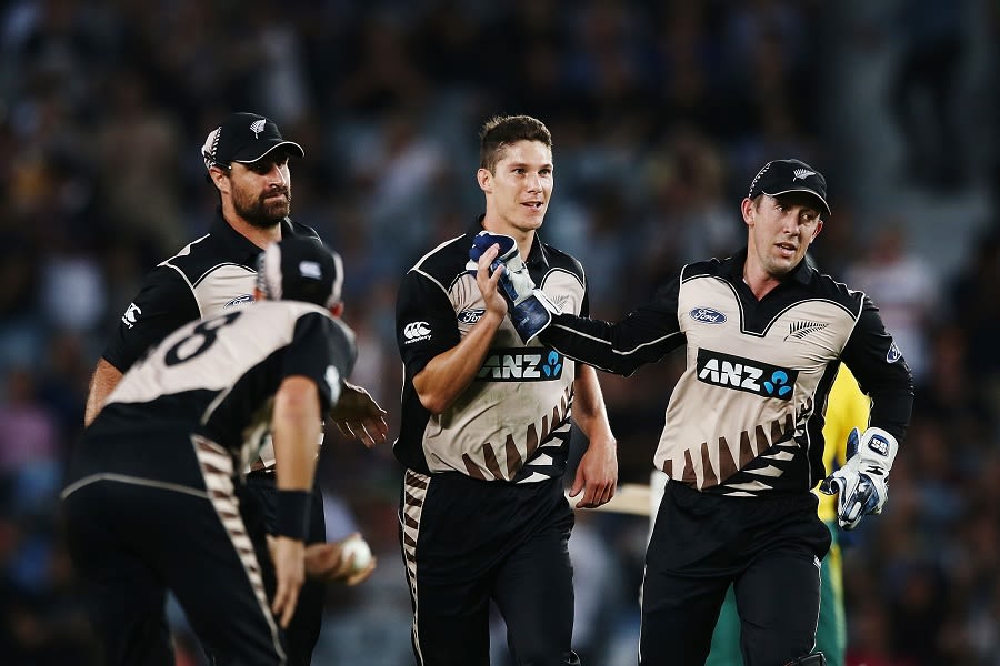 Ben Wheeler celebrates after dismissing Hashim Amla