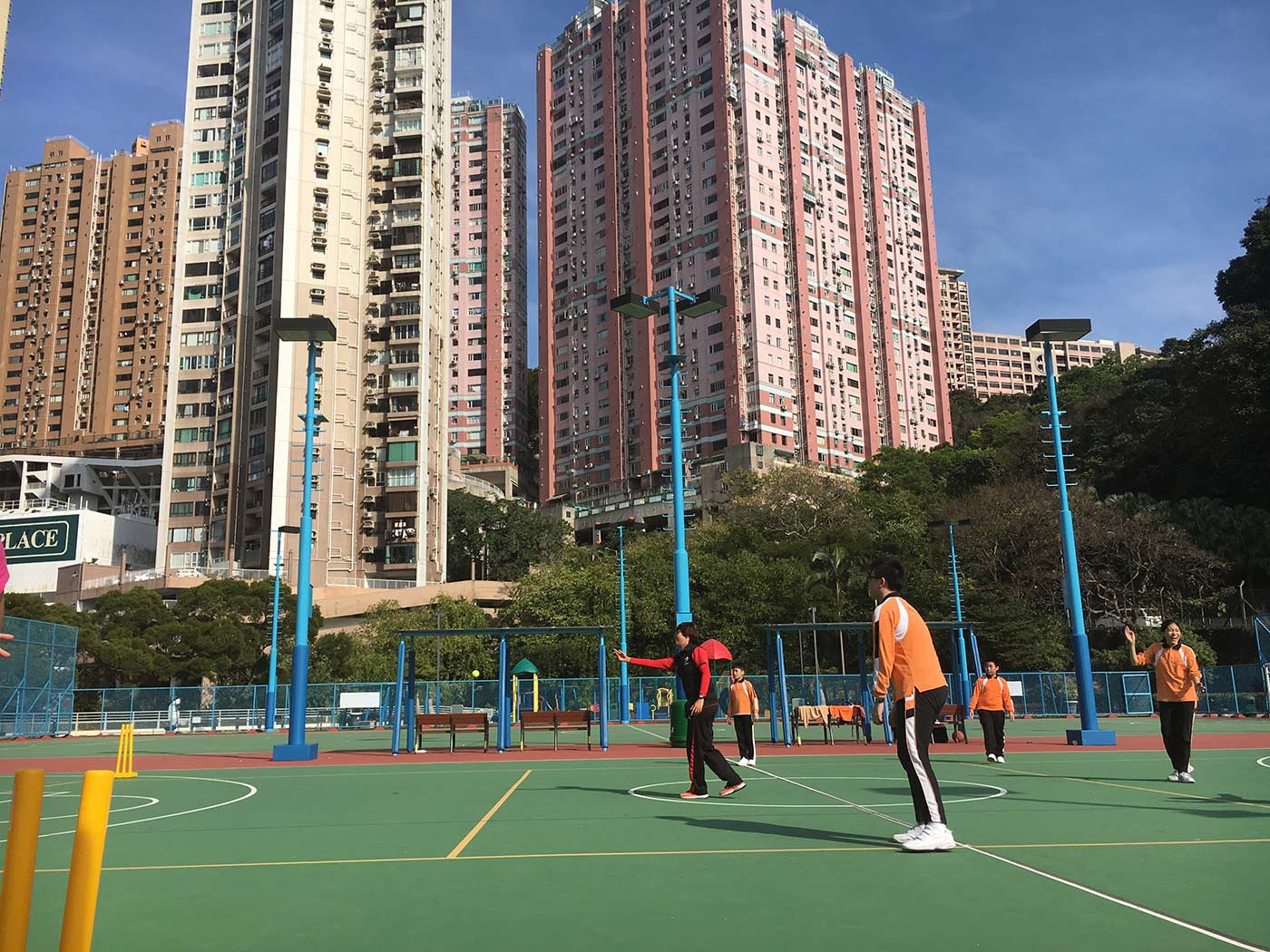 Emma Lai conducts a coaching session for children