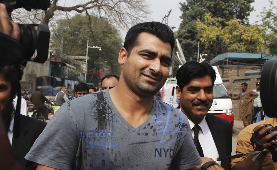 Shahzaib Hasan appears at the Federal Investigation Authority
