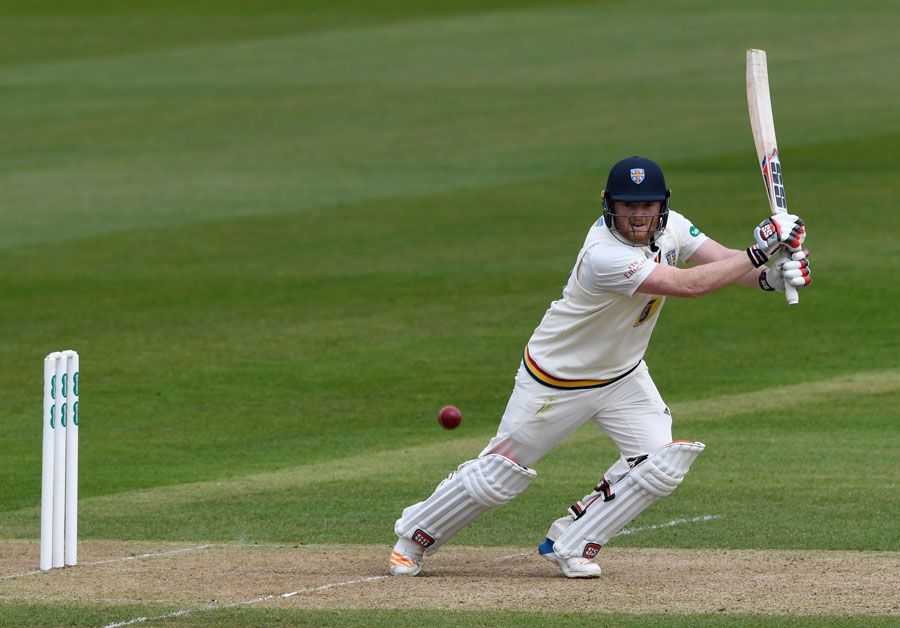 Stuart Poynter made his maiden Championship hundred for Durham