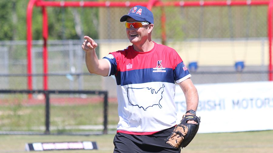 Trevor Penney is happy with a perfectly executed drill