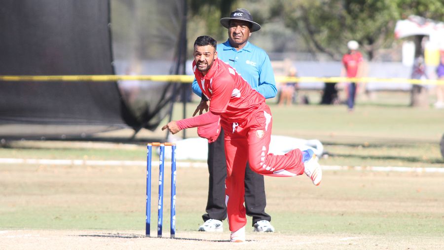Left-arm spinner Bashir Shah took 1 for 49 in seven overs