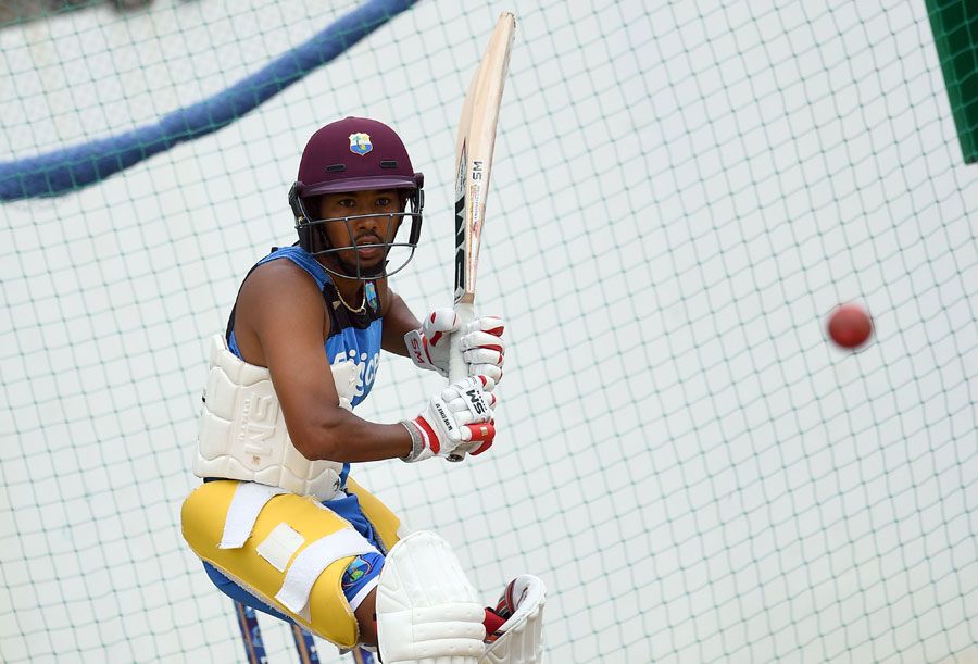 Vishaul Singh bats in the nets