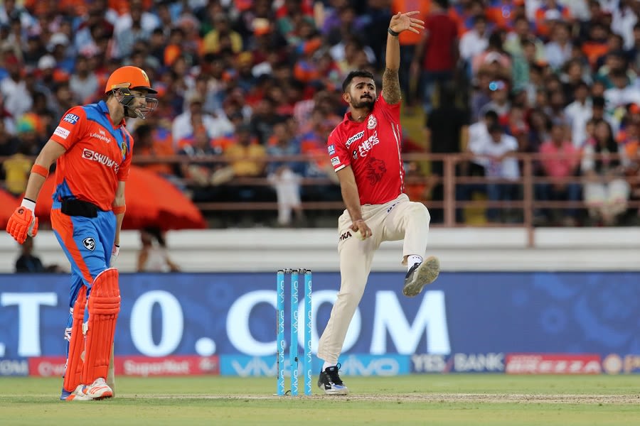 KC Cariappa took two consecutive wickets to derail Gujarat Lions' chase in the middle overs