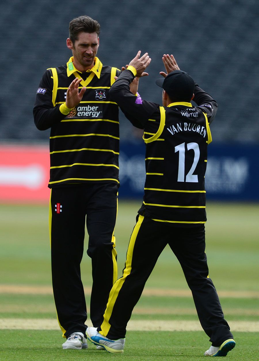 Chris Liddle picked up a couple of wickets