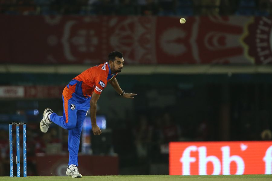 Ankit Soni in his follow through