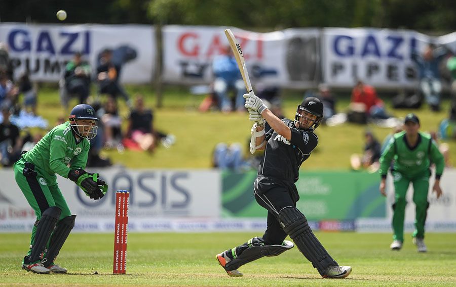 George Worker swings through the leg side