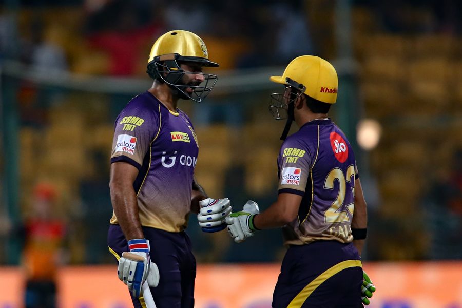 Ishank Jaggi and Gautam Gambhir strung a 36-run stand to steer Kolkata Knight riders home
