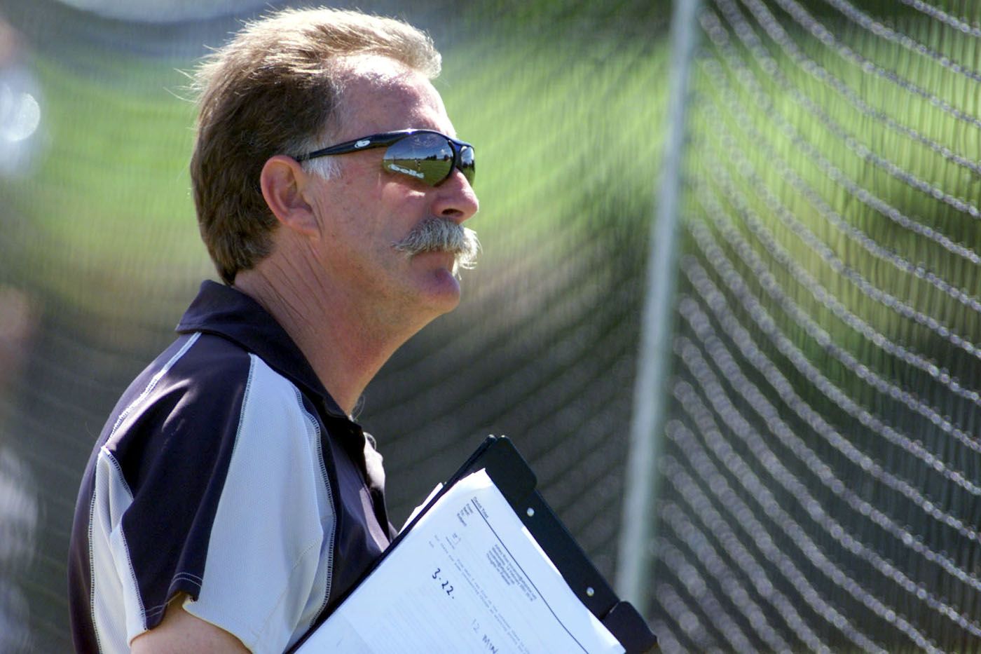 David Trist oversees New Zealand's net session