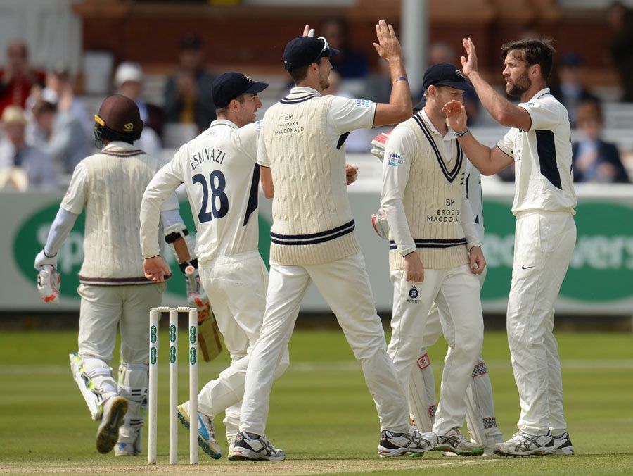 James Franklin removed Kumar Sangakkara for 120