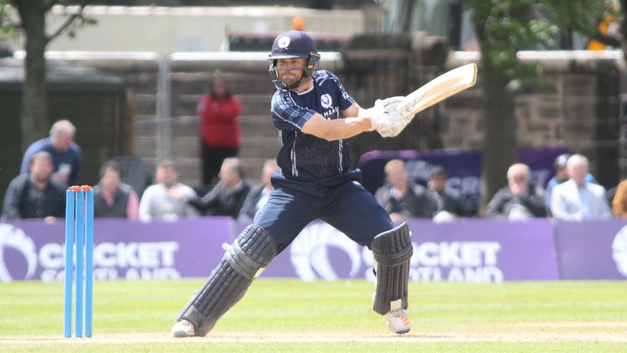 Craig Wallace cuts during his ODI best 58