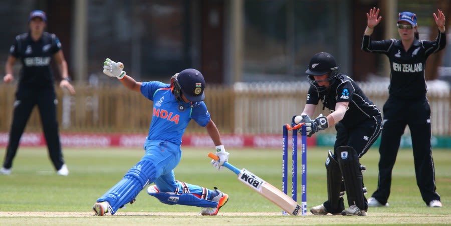 How close? Mona Meshram avoids being stumped