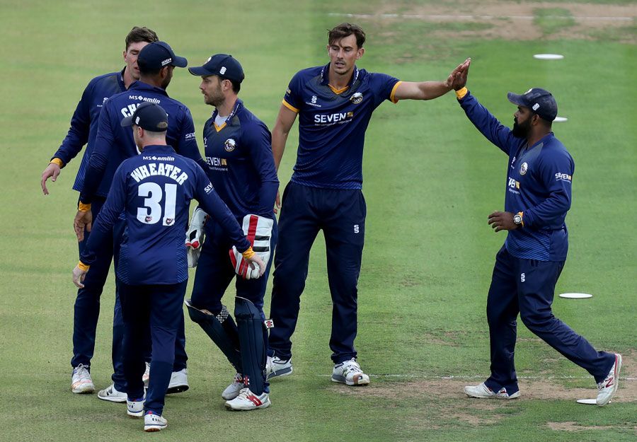 Matt Dixon took a wicket with his first ball