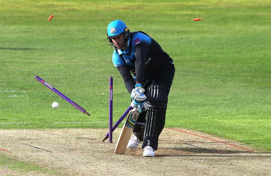 John Hastings had his stumps rearranged
