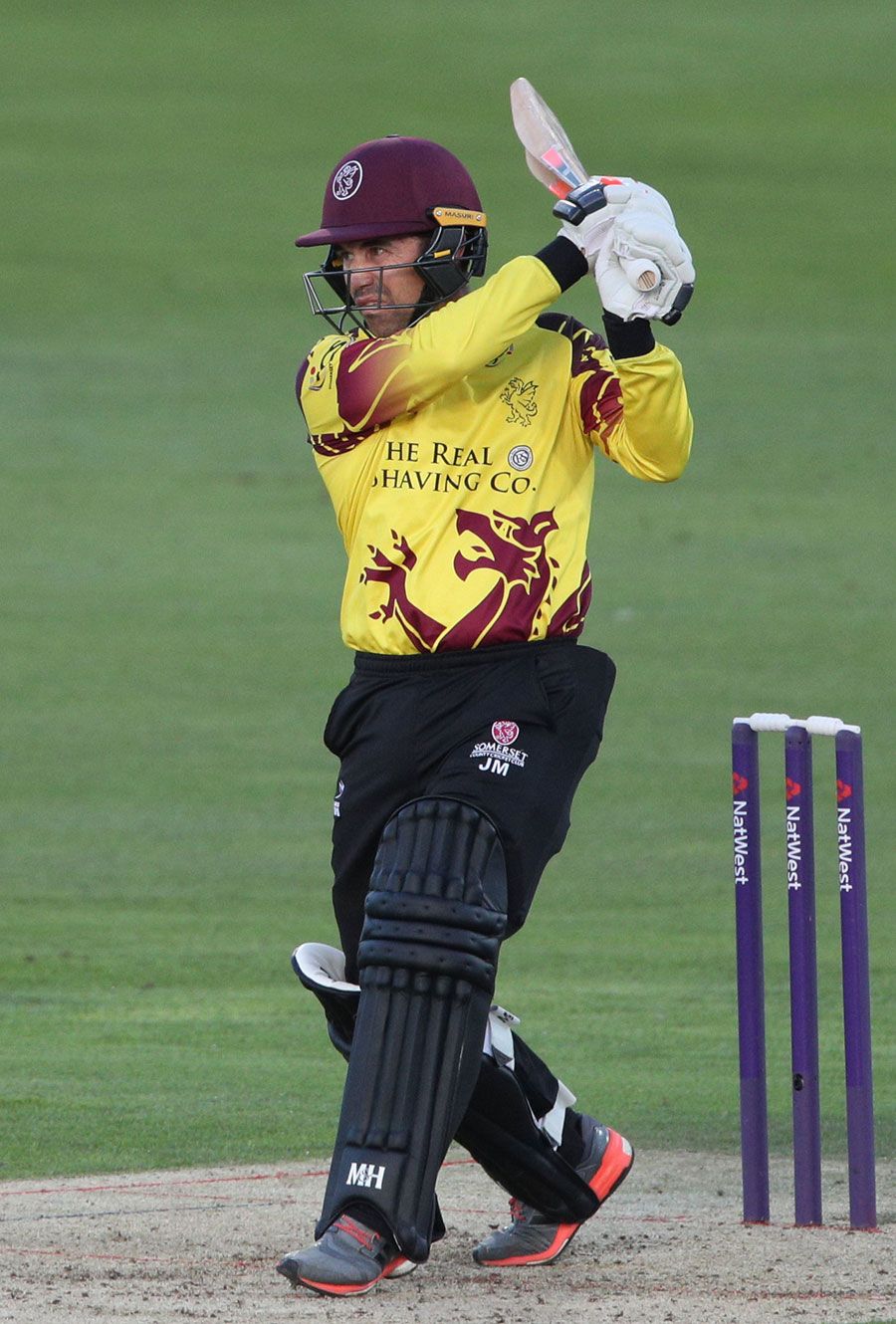 Johann Myburgh struck six sixes in his 64
