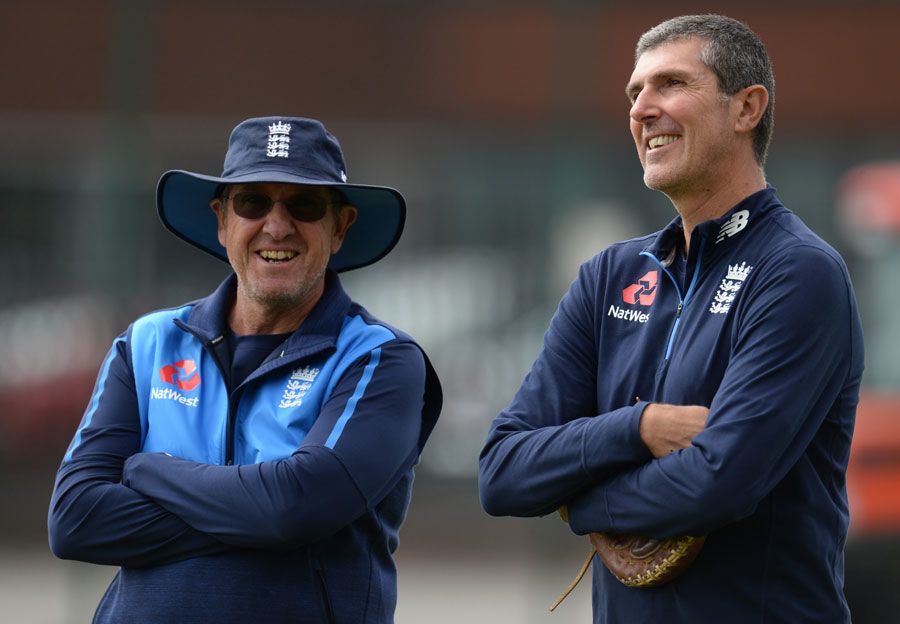 England men's coach Trevor Bayliss and his women's counterpart Mark Robinson