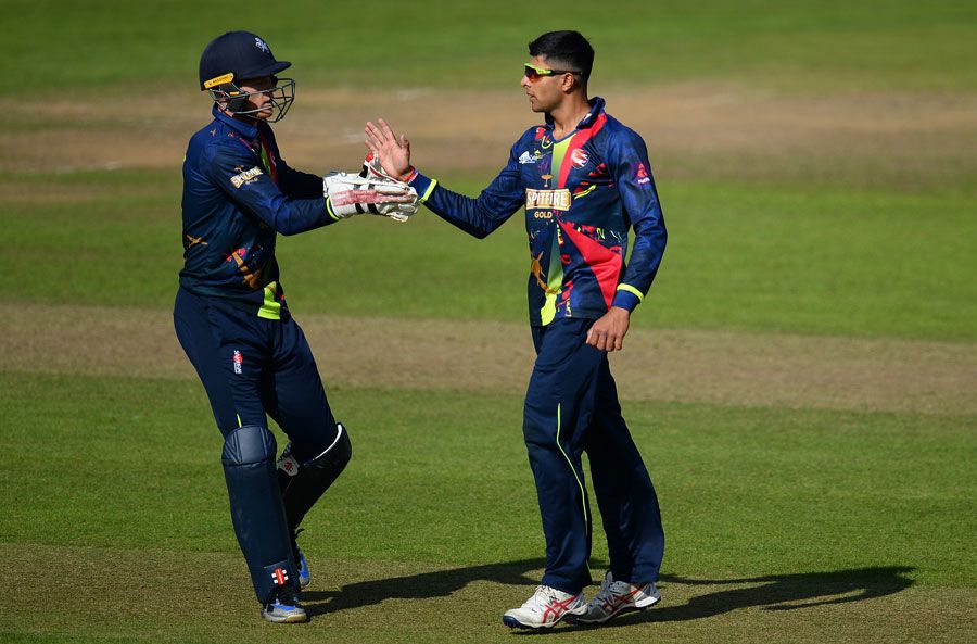 Imran Qayyum picked up the wicket of Johann Myburgh