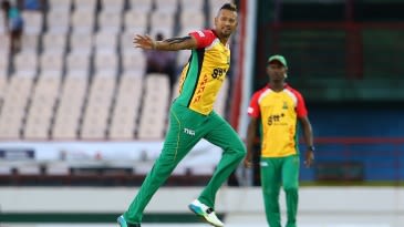 Emrit, Tahir star as Guyana Amazon Warriors defend 141