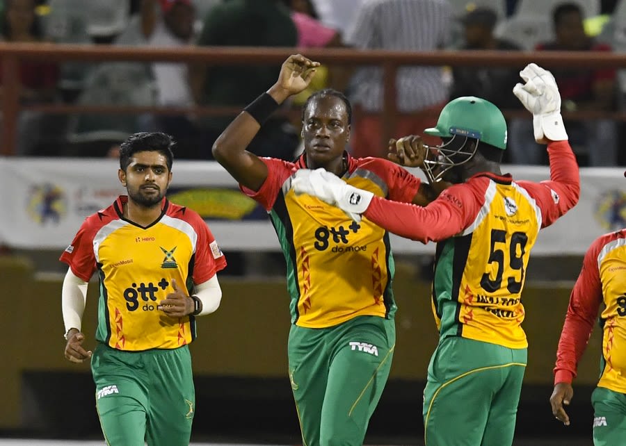 Steven Jacobs took 2 for 18 in four overs