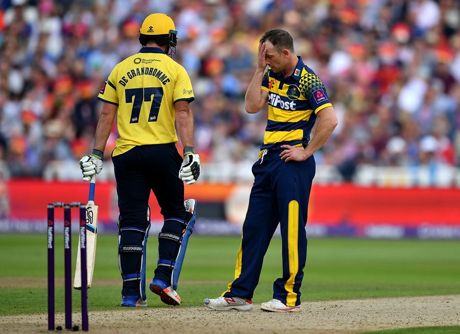 Graham Wagg shows his frustration