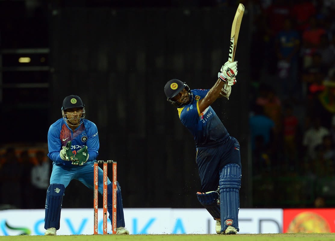 Dilshan Munaweera struck his maiden T20I fifty, off only 26 balls