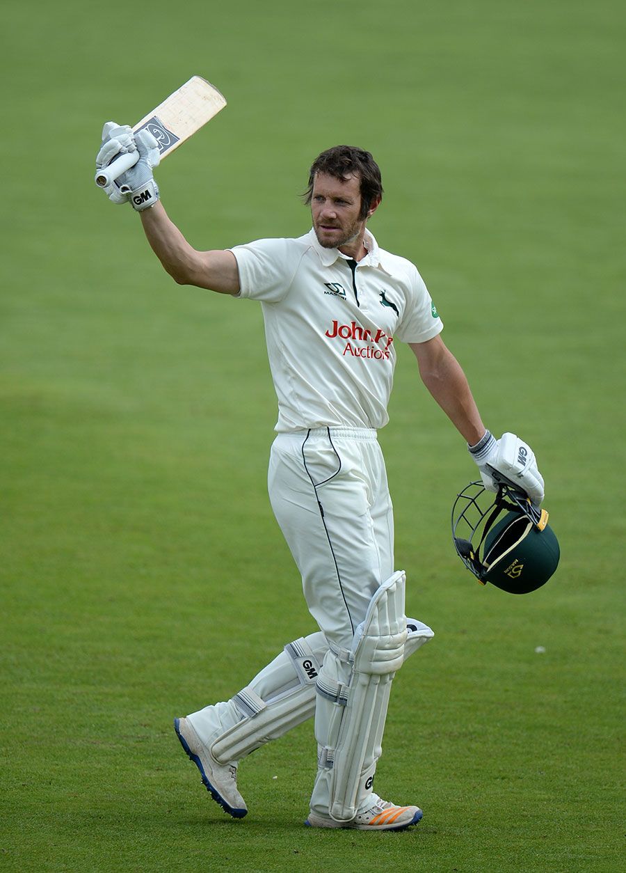 Chris Read acknowledges the crowd after being dismissed