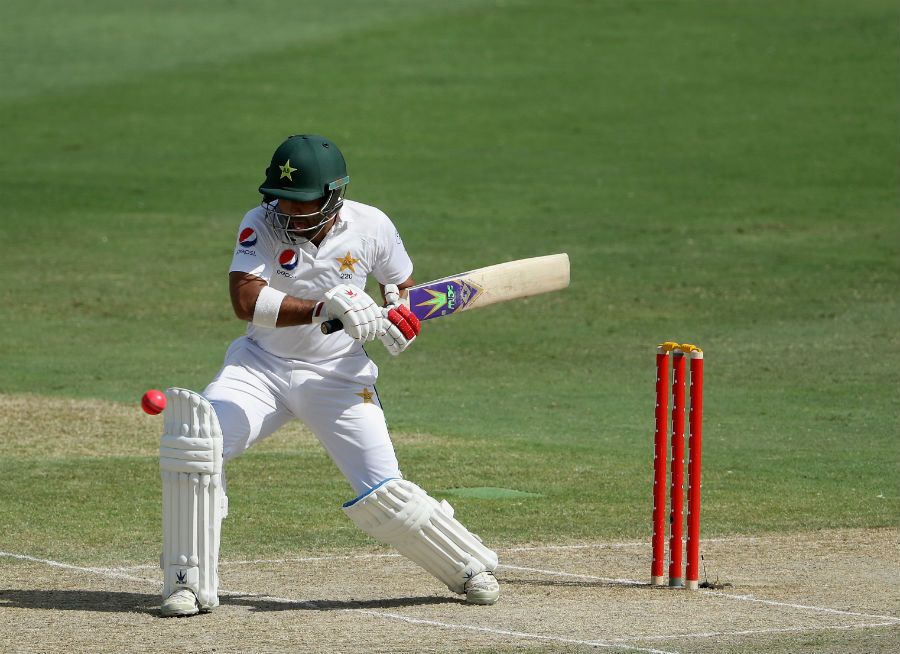 Sami Aslam misreads the line of an incoming delivery