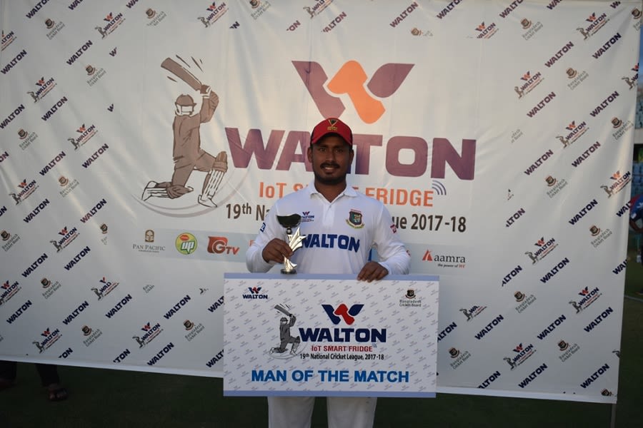 Mohammad Ashraful was named Man of the Match