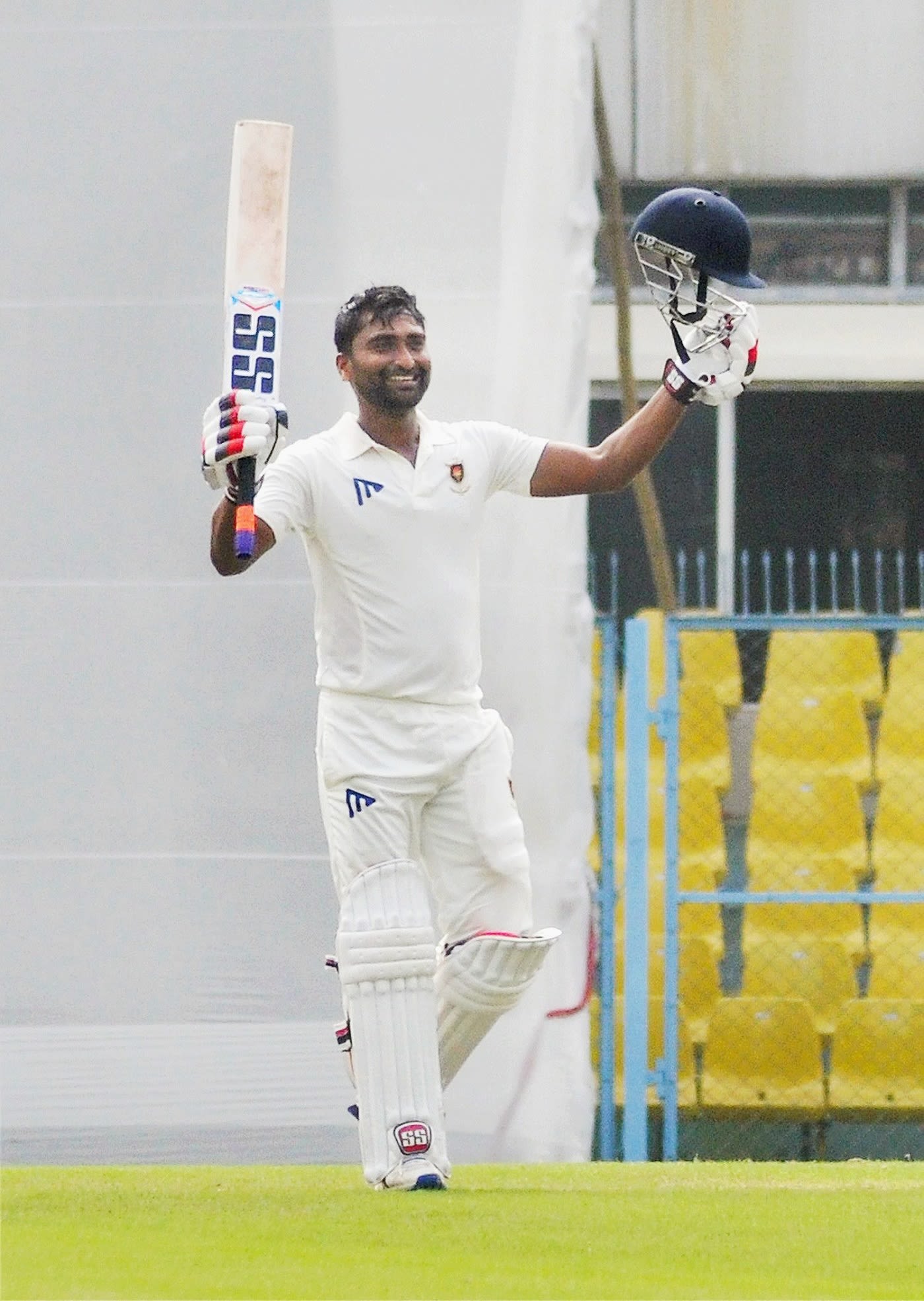 Arindam Ghosh celebrates his century