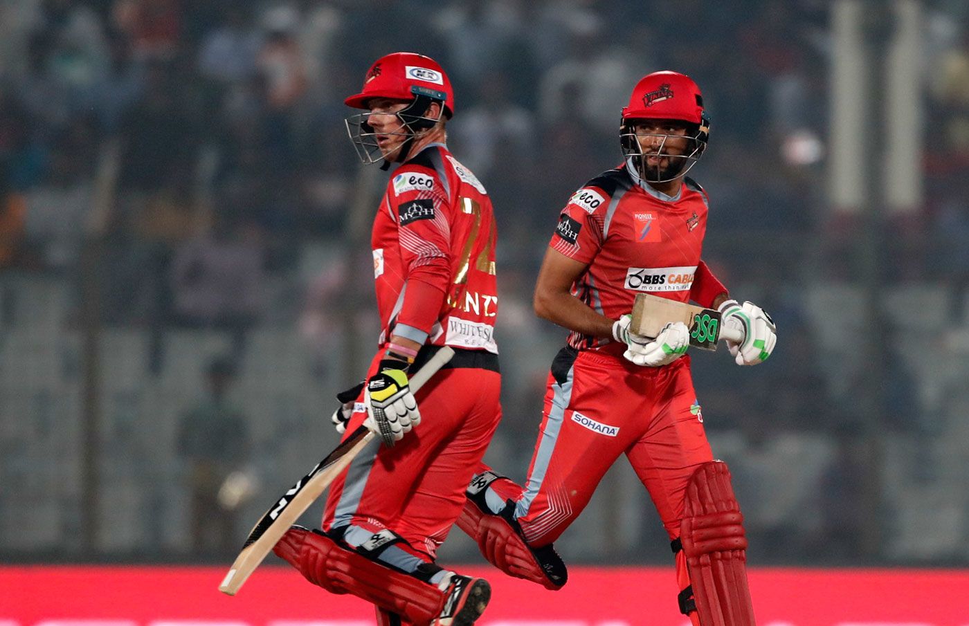 Stiaan van Zyl and Sikandar Raza shared a 73-run partnership