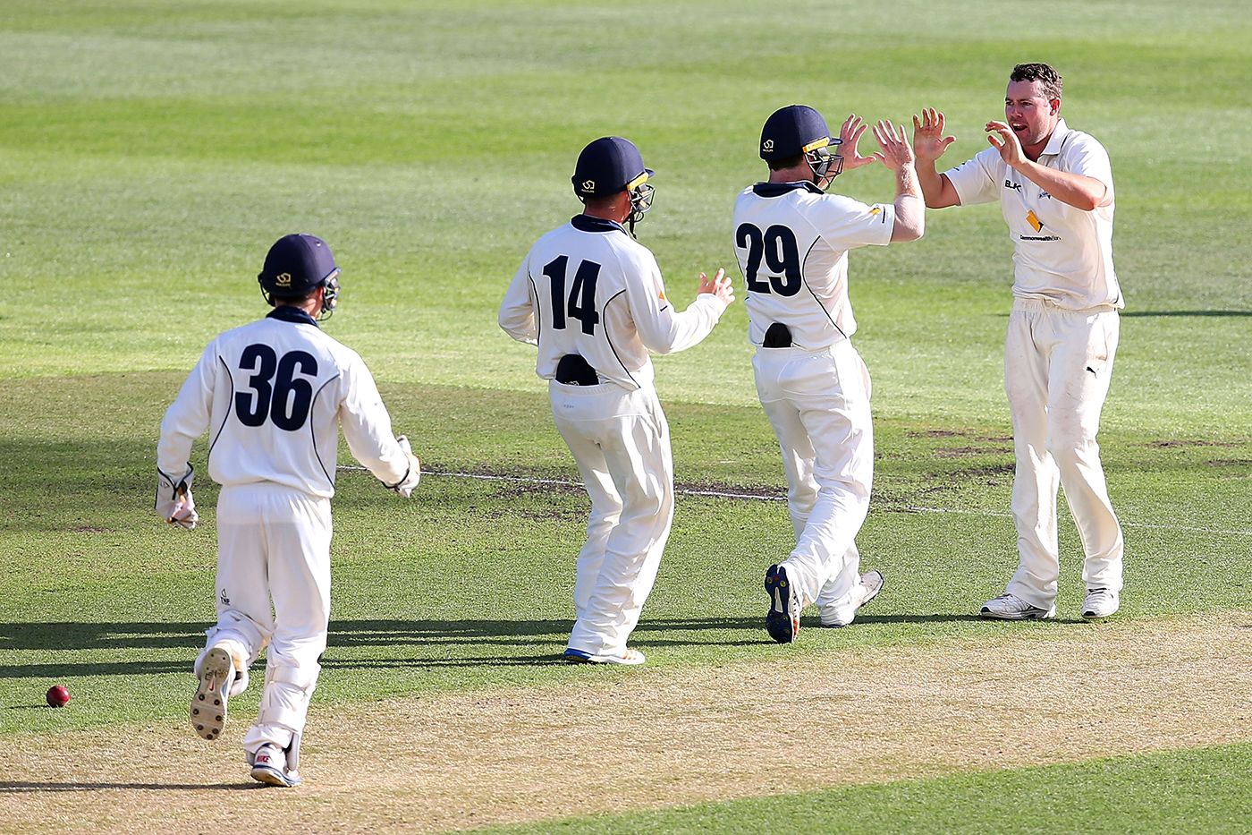 Jon Holland picked up three wickets on the second day