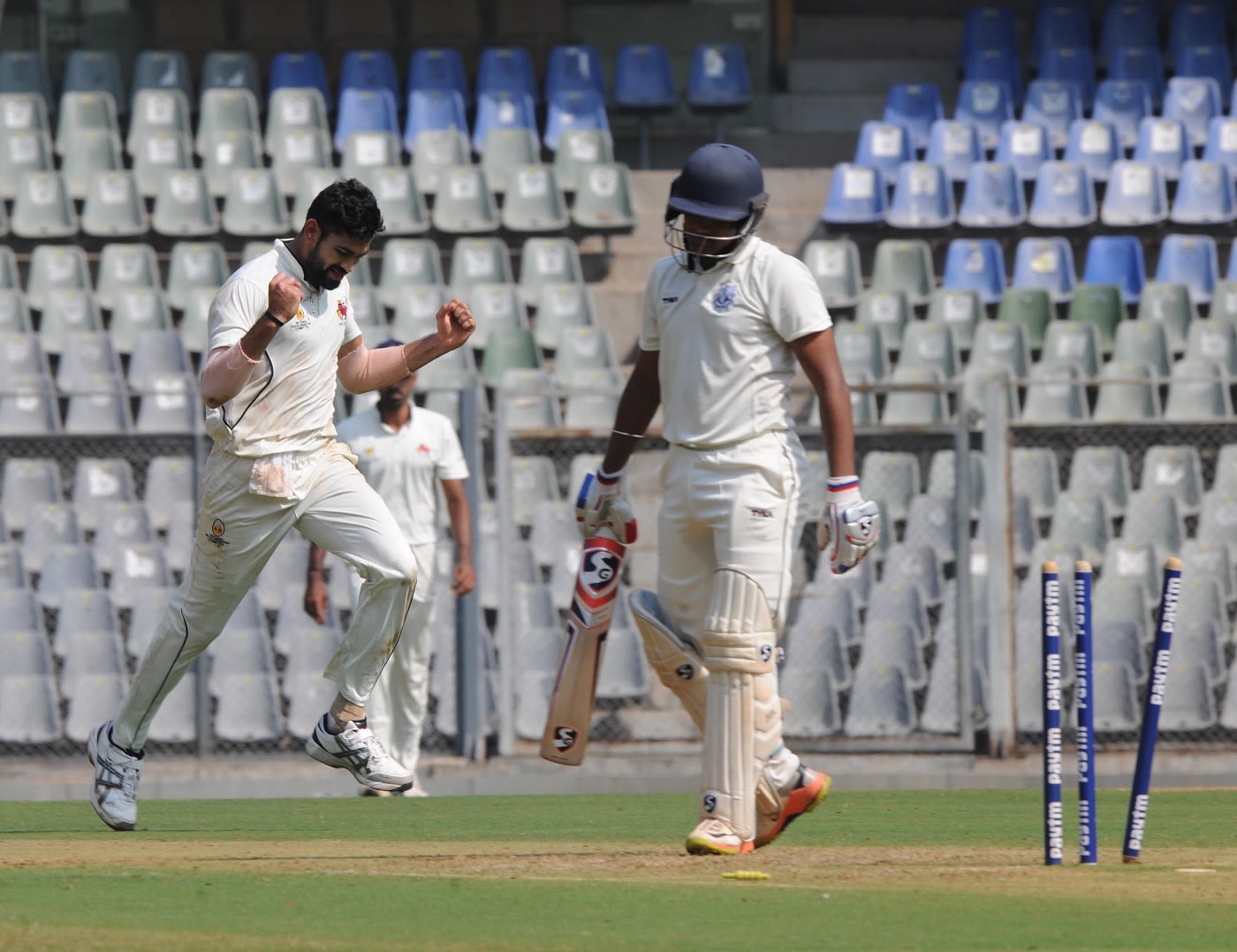 Akash Parkar took his maiden first-class five-wicket haul
