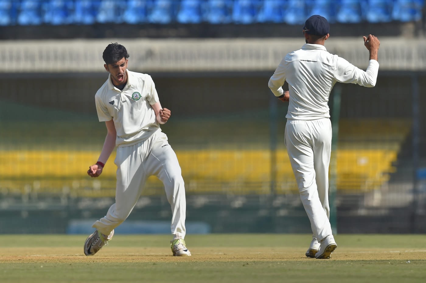 Debutant Aditya Thakare took a wicket in the final's first over