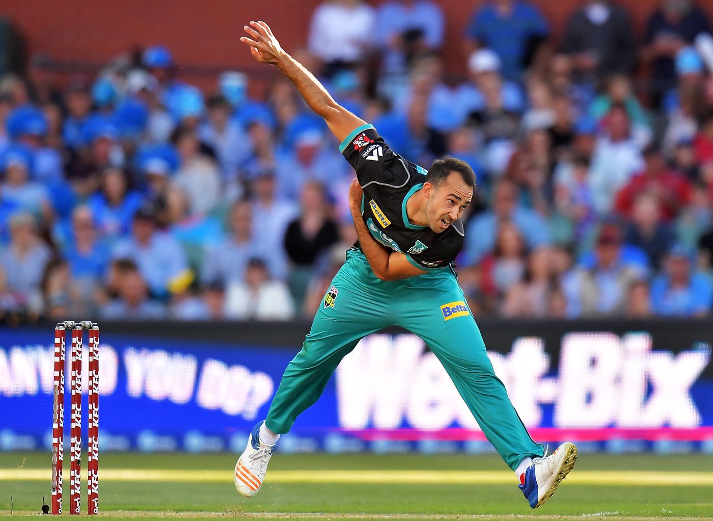 Josh Lalor in his follow through