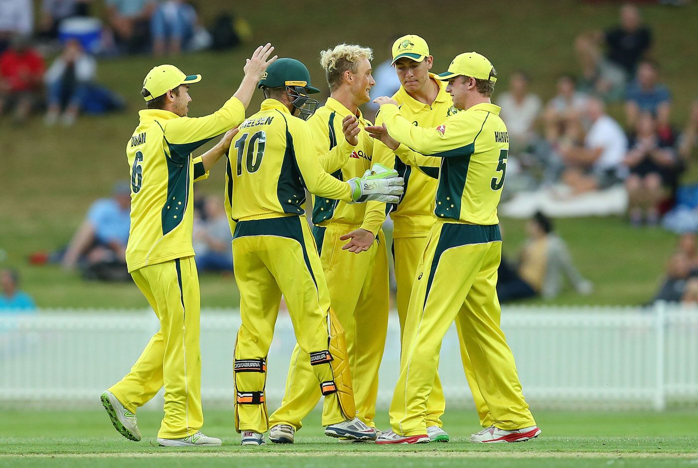 Daniel Fallins celebrates a breakthrough